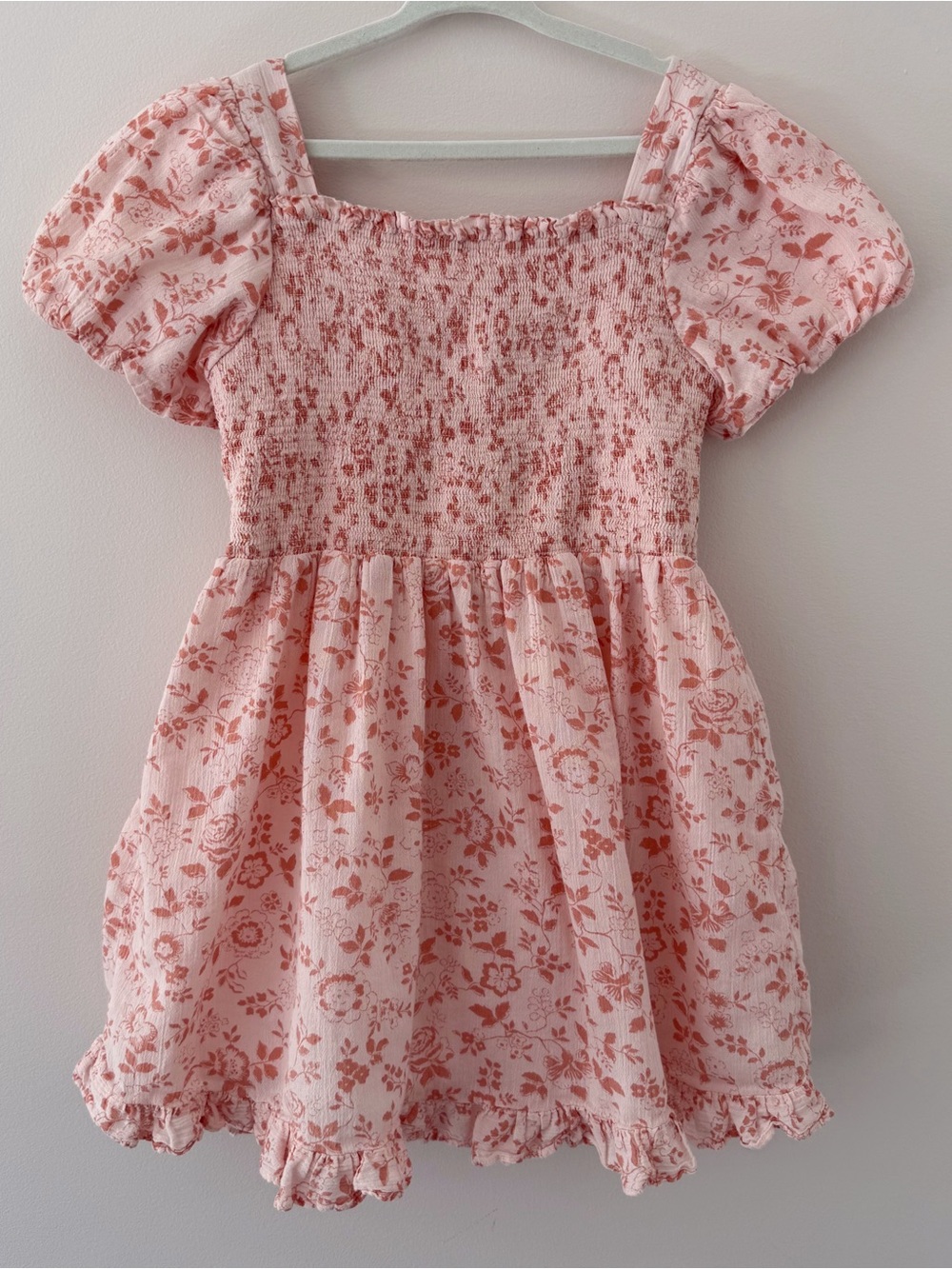 Janie and Jack Puff Sleeve Smocked Dress